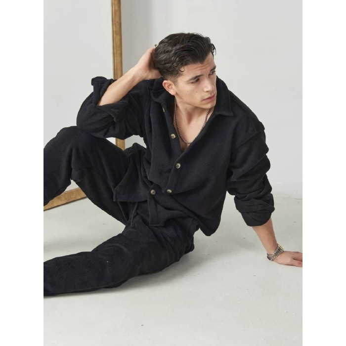 Флісовий oversize костюм