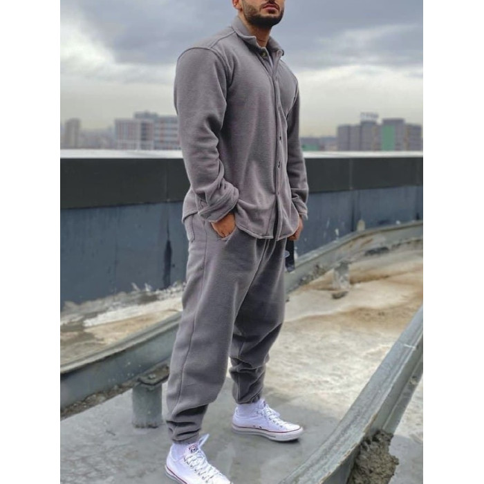 Флісовий oversize костюм