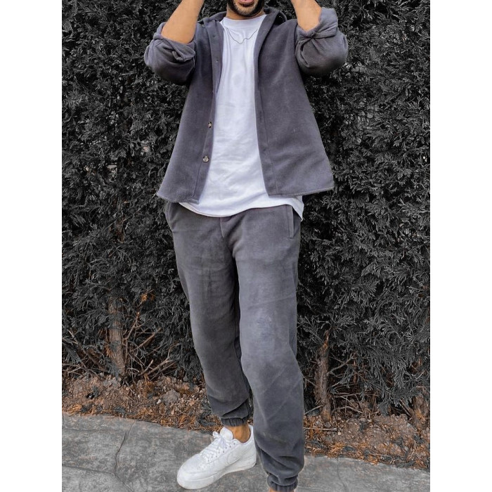 Флісовий oversize костюм
