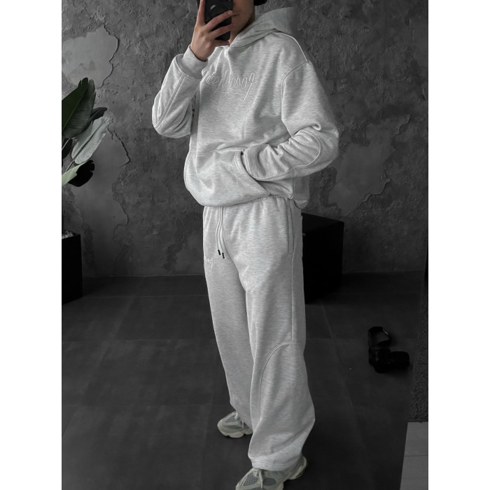 Oversize костюм з вишивкою