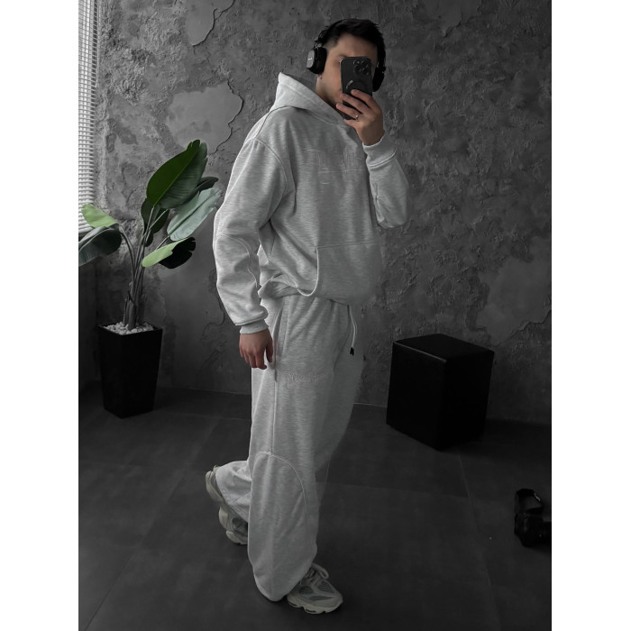 Oversize костюм з вишивкою