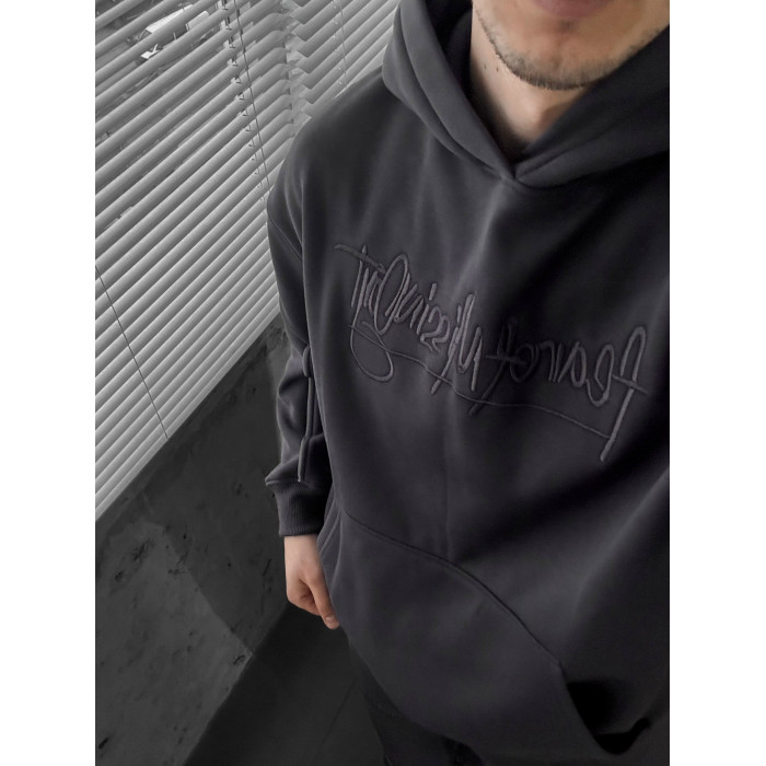 Oversize костюм з вишивкою
