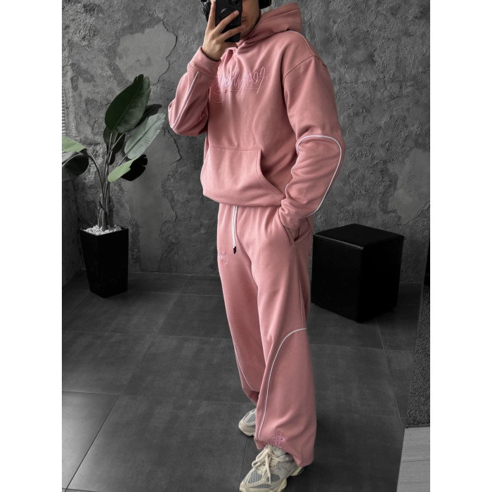 Oversize костюм з вишивкою