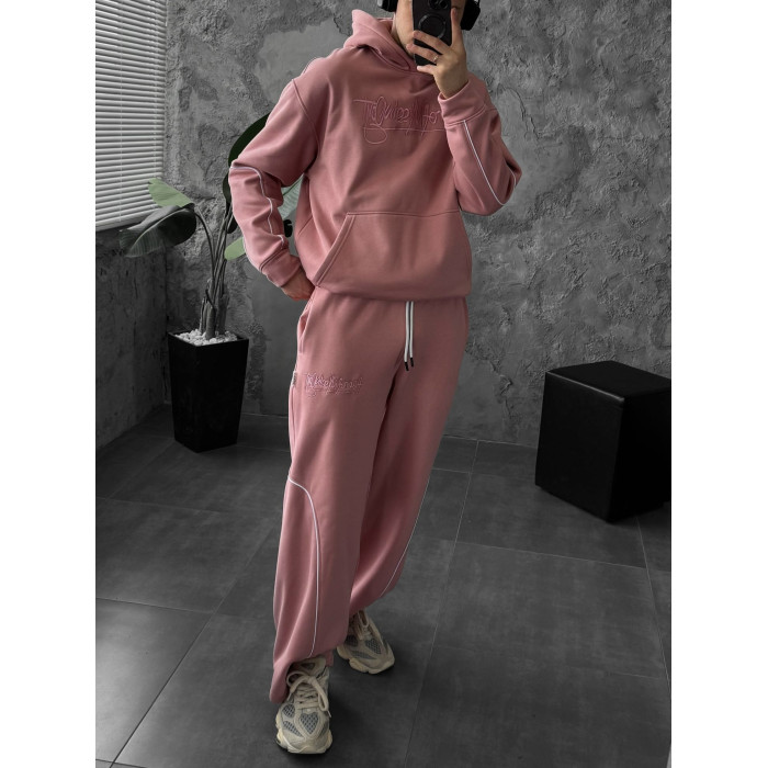 Oversize костюм з вишивкою