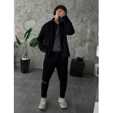 Oversize костюм з накладними кишенями
