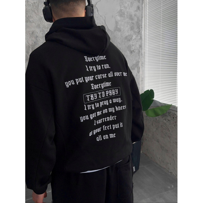 Oversize костюм з вишивкою