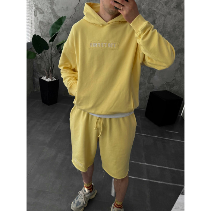 Oversize костюм з вишивкою
