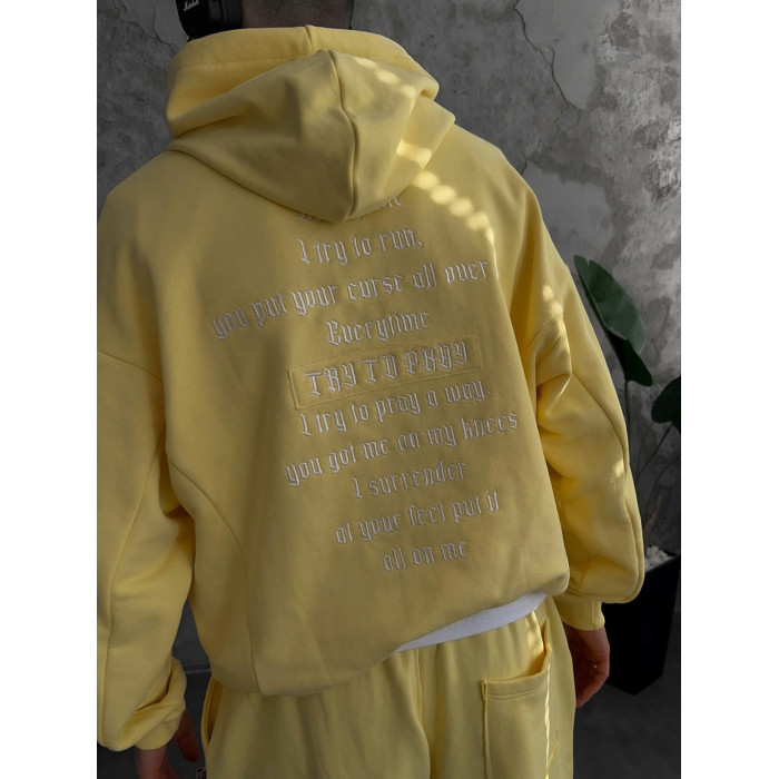 Oversize костюм з вишивкою