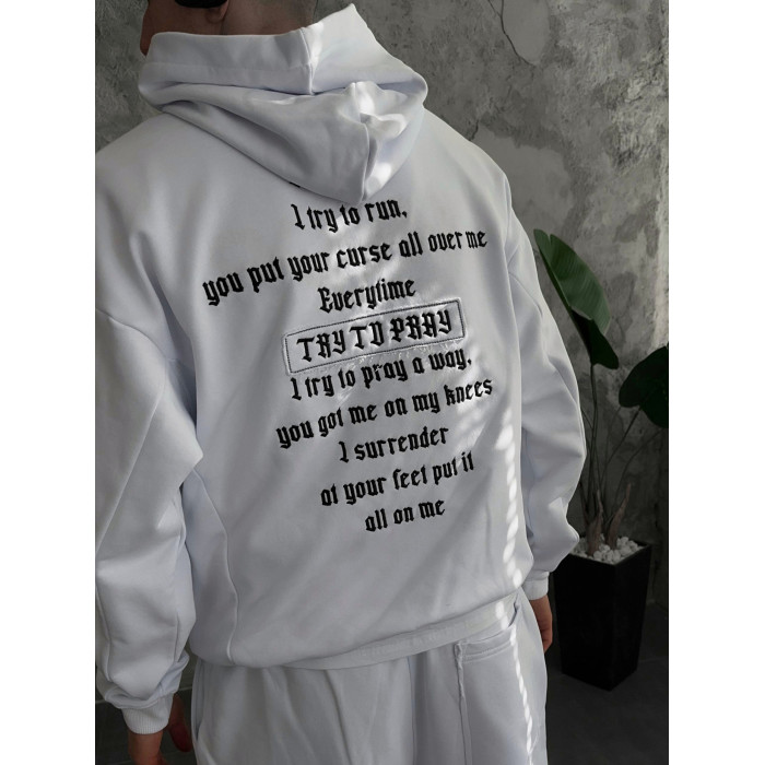 Oversize костюм з вишивкою