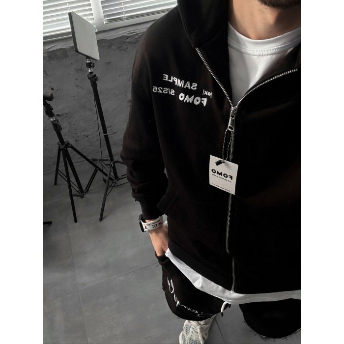 Oversize костюм з вишивкою