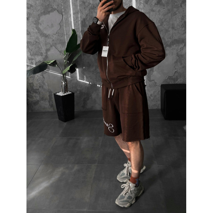 Oversize костюм з вишивкою