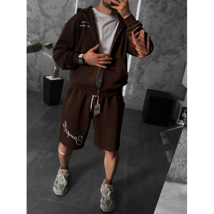 Oversize костюм з вишивкою