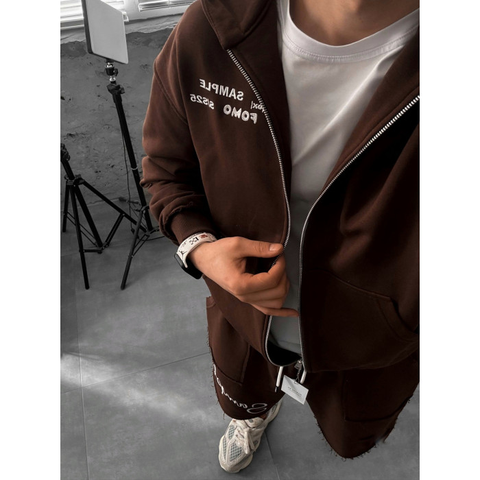 Oversize костюм з вишивкою