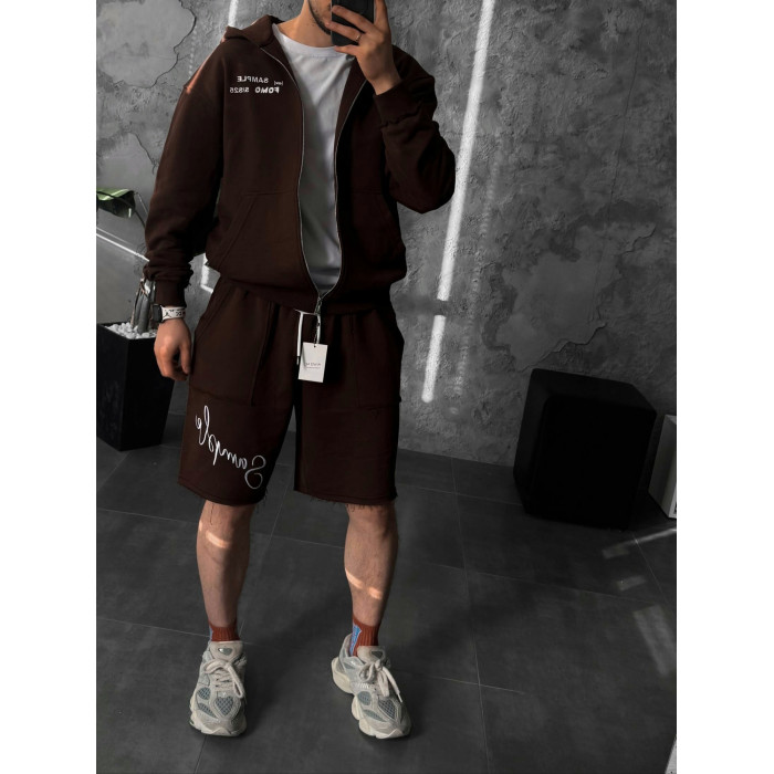 Oversize костюм з вишивкою