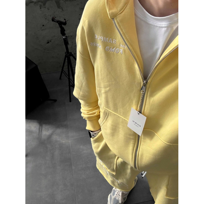 Oversize костюм з вишивкою