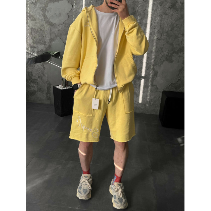 Oversize костюм з вишивкою
