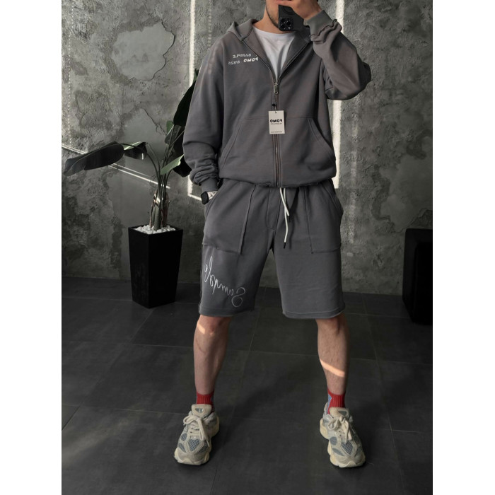 Oversize костюм з вишивкою