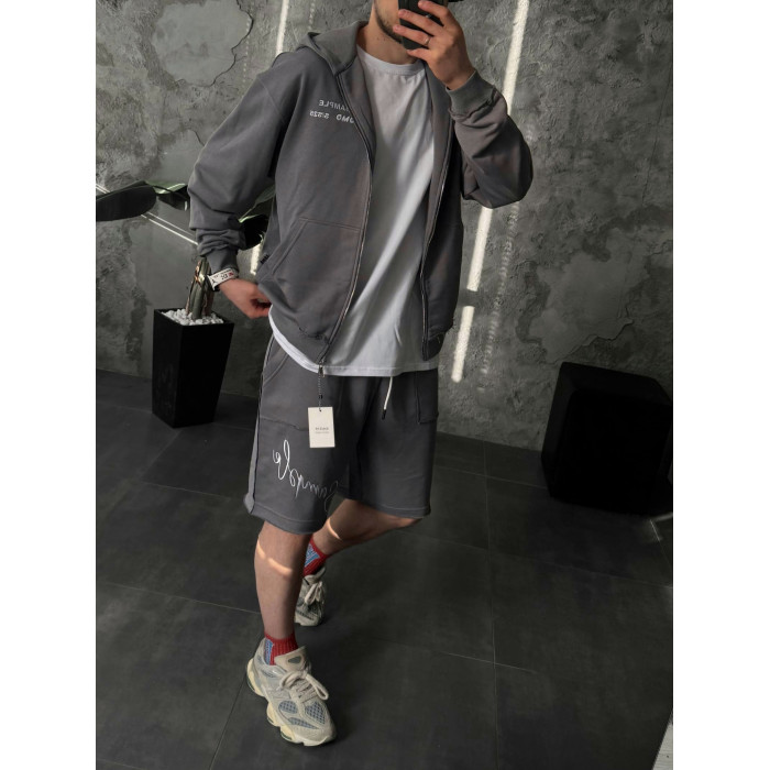 Oversize костюм з вишивкою