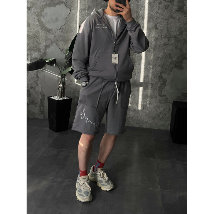 Oversize костюм з вишивкою