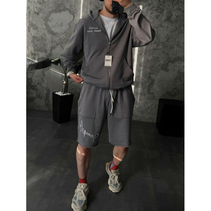 Oversize костюм з вишивкою