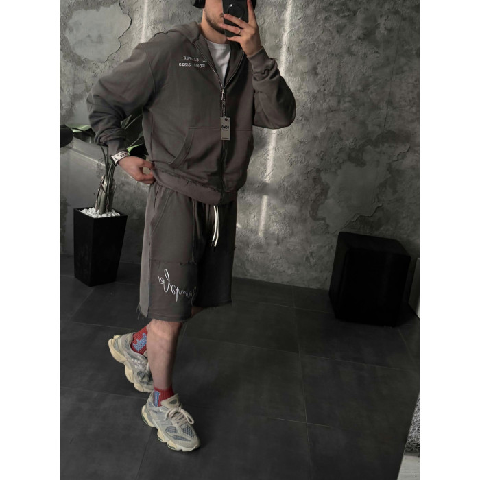Oversize костюм з вишивкою
