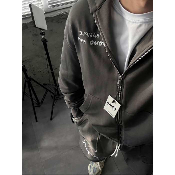 Oversize костюм з вишивкою