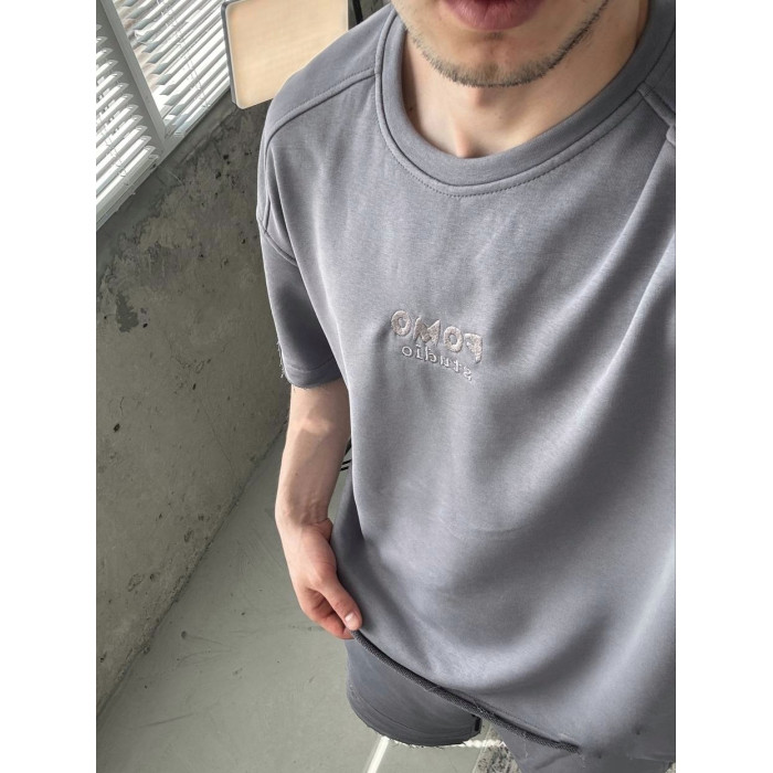Oversize костюм з вишивкою