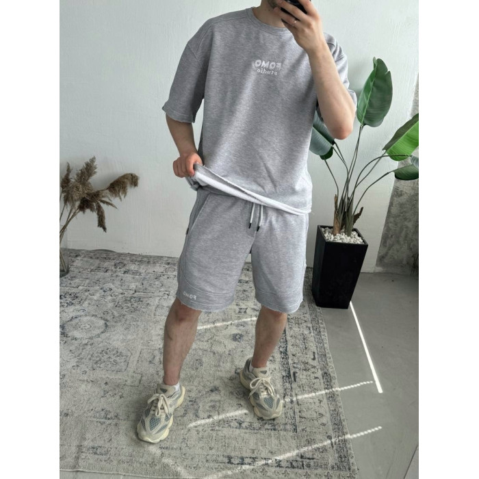 Oversize костюм з вишивкою