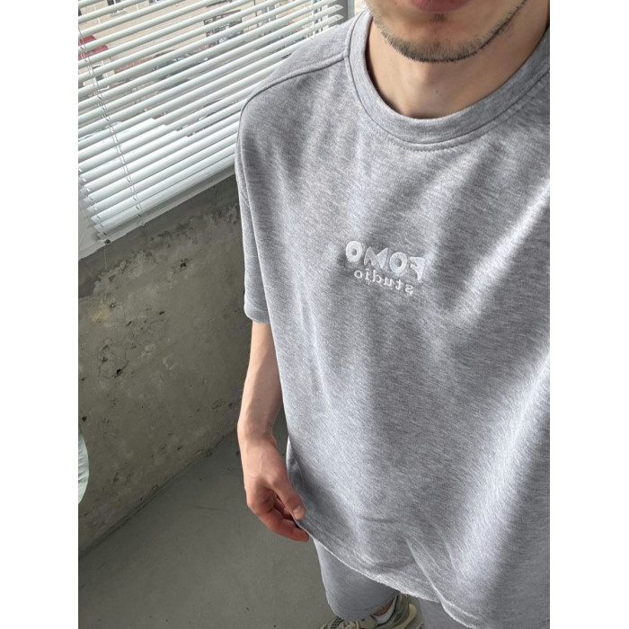 Oversize костюм з вишивкою