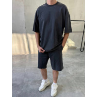 Oversize костюм з вивареної тканини