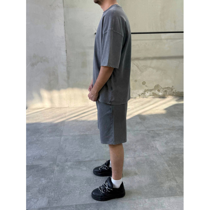 Oversize костюм з вивареної тканини
