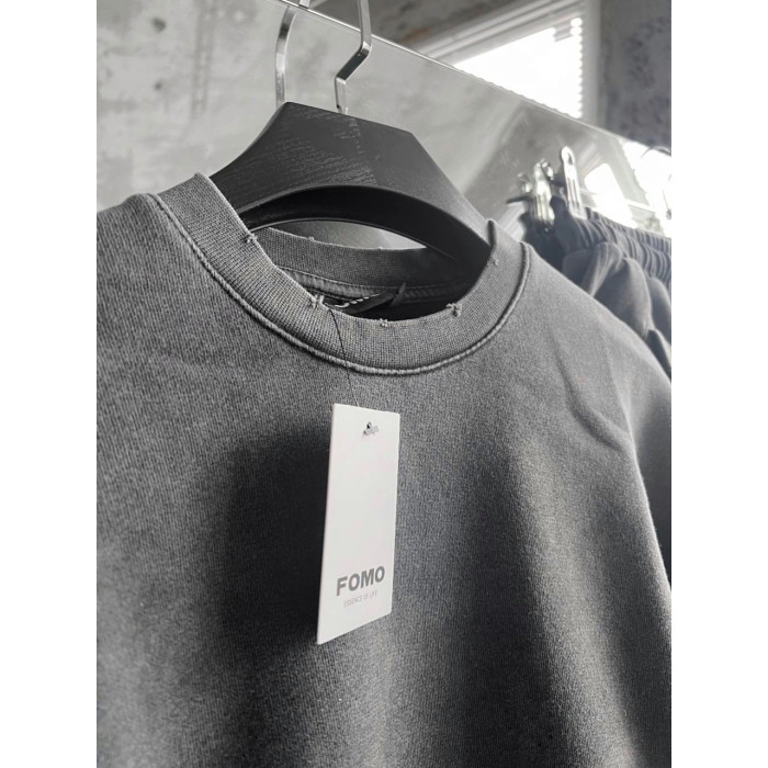Oversize костюм з вивареної тканини