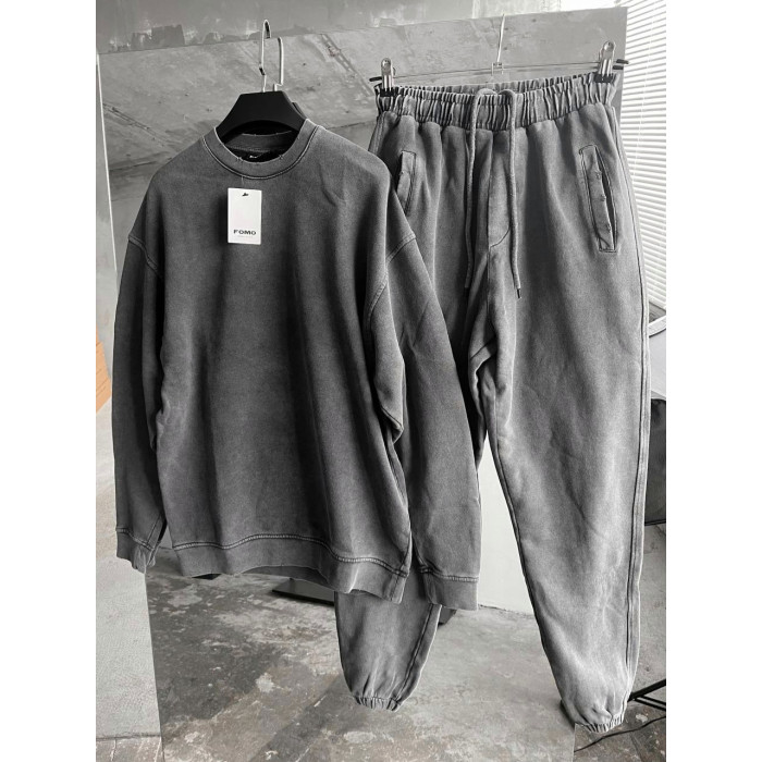 Oversize костюм з вивареної тканини