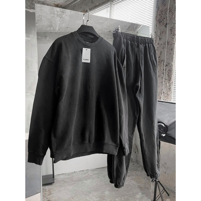 Oversize костюм з вивареної тканини