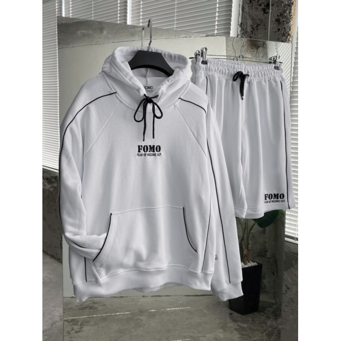 Oversize костюм з принтом