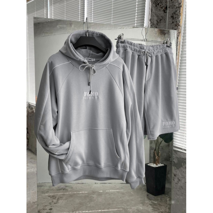 Oversize костюм з принтом