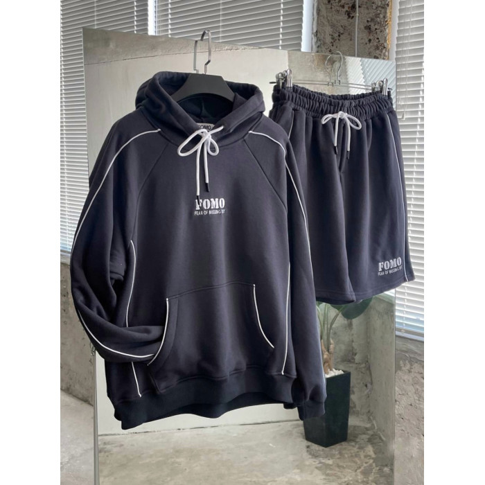 Oversize костюм з принтом