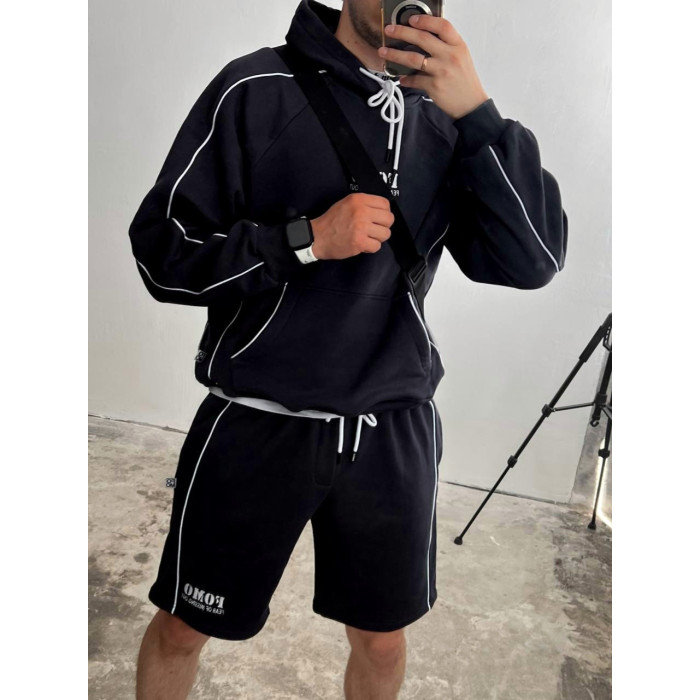 Oversize костюм з принтом