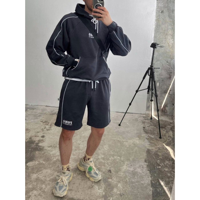 Oversize костюм з принтом