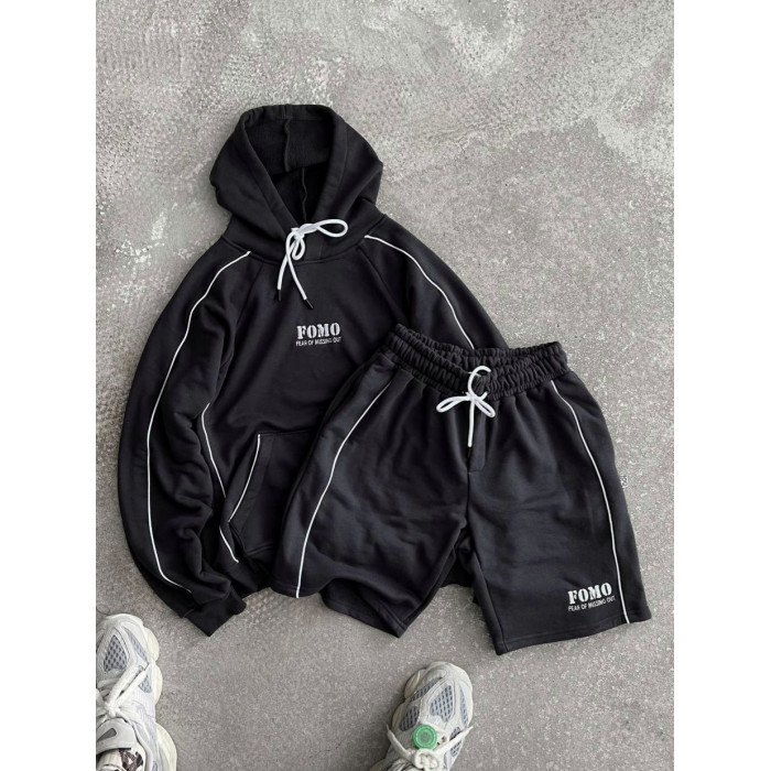 Oversize костюм з принтом