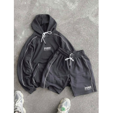 Oversize костюм з принтом