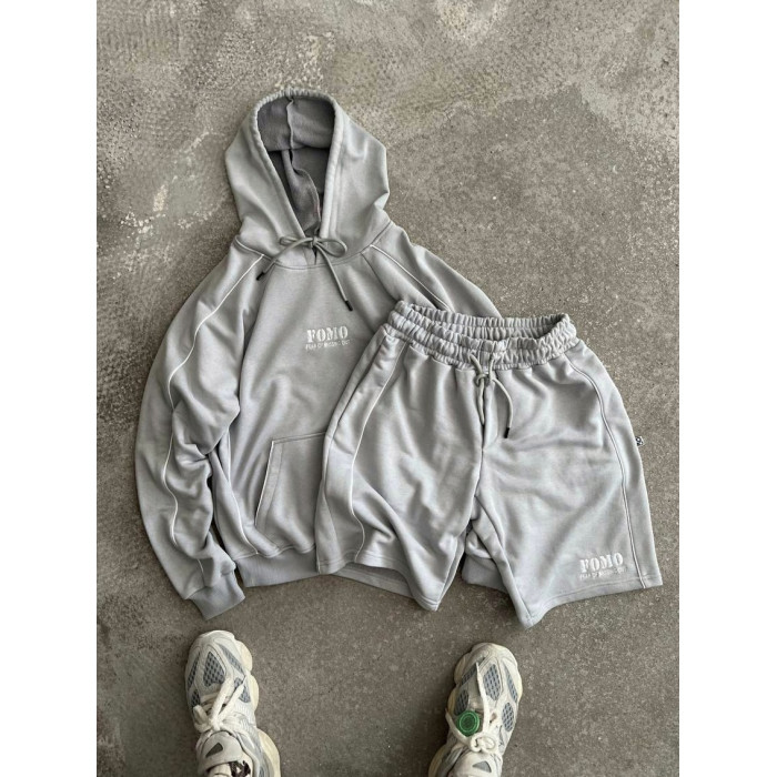 Oversize костюм з принтом