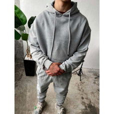 Oversize костюм з вивареної тканини