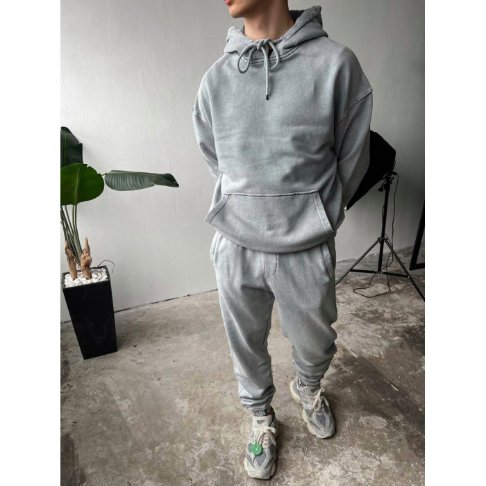 Oversize костюм з вивареної тканини
