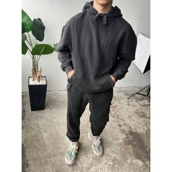 Oversize костюм з вивареної тканини