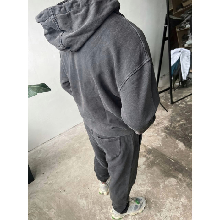 Oversize костюм з вивареної тканини
