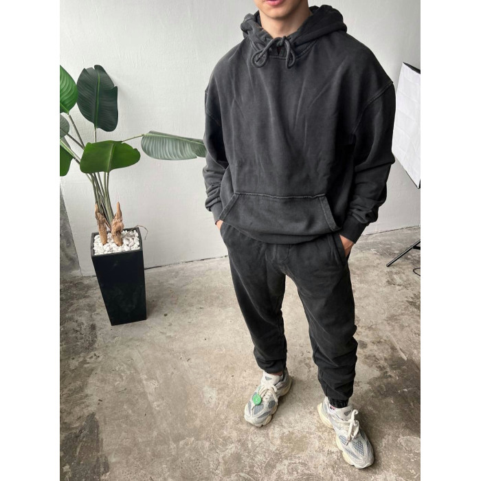 Oversize костюм з вивареної тканини