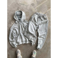Oversize костюм з вивареної тканини