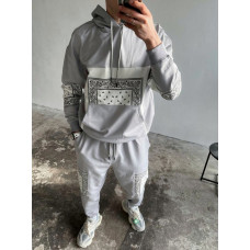 Oversize костюм з принтом