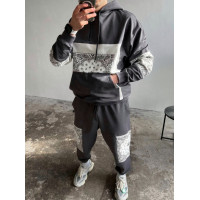 Oversize костюм з принтом